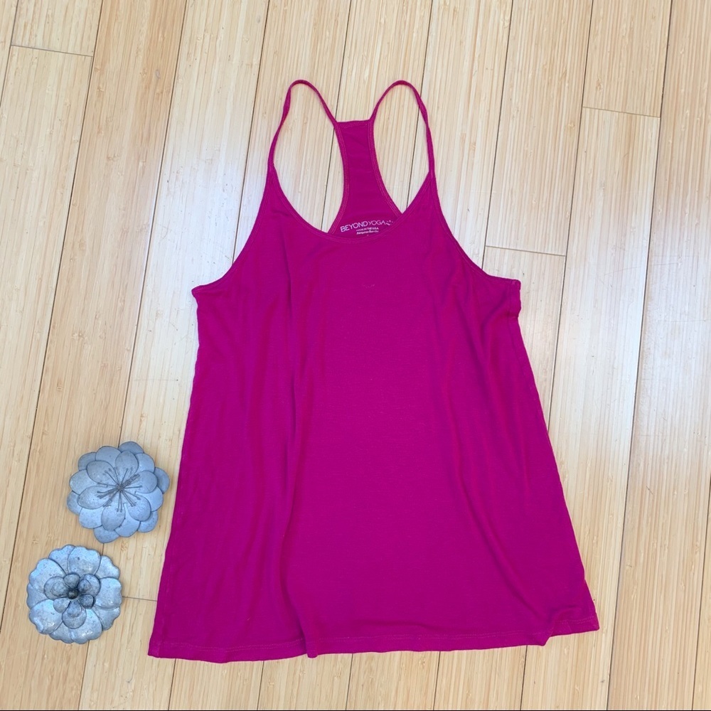Beyond Yoga Magenta Tank Top, S.